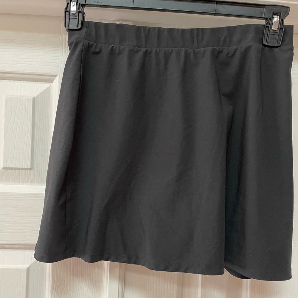 Black skort.